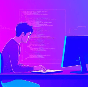 Pair programming scene